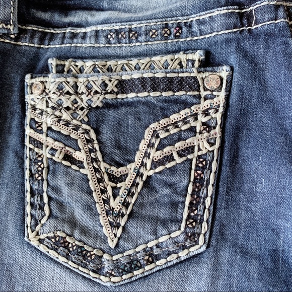 VIGOSS Straight Leg Boyfriend Jeans Raw Hem - Picture 8 of 8